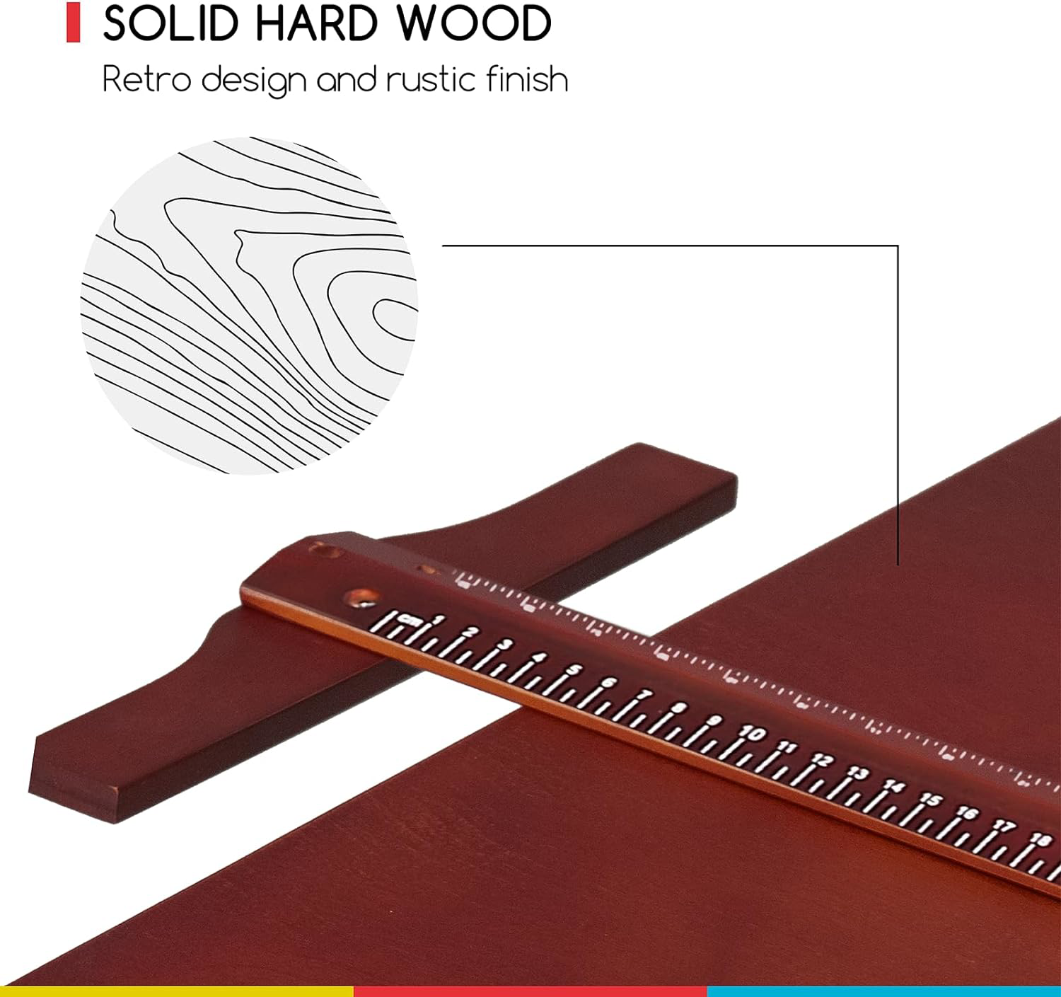 MEEDEN Wood Drafting Table,Artist Drawing Table with Height Adjustable & Tilting