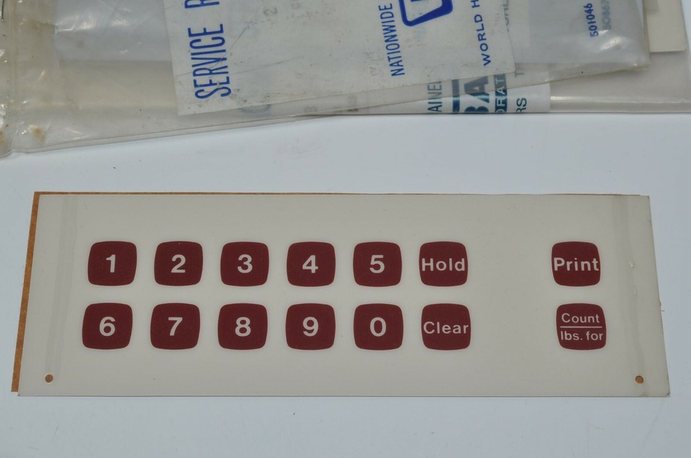 Hobart Keyboard Cover 1840 Computing Scale Part# 253611