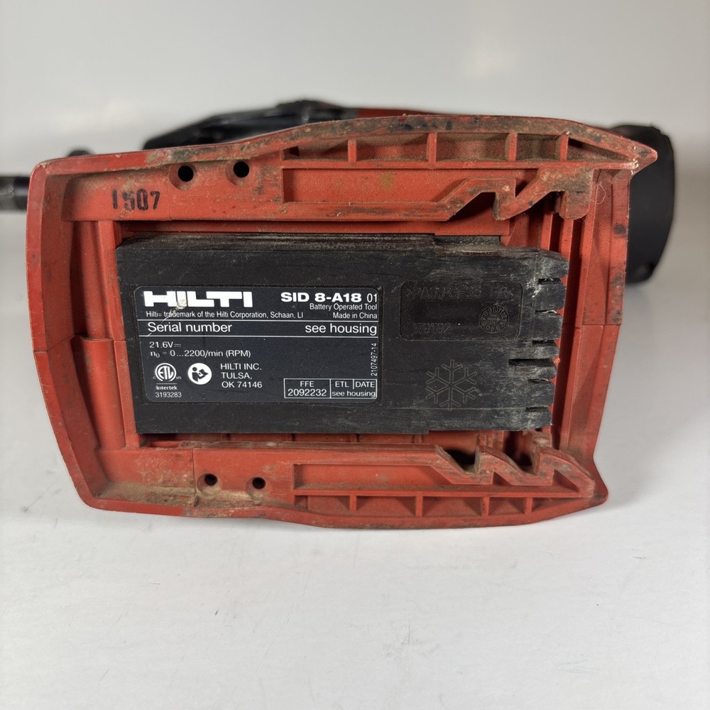 HILTI SID8 -18A Cordless Impact Driver **** TOOL ONLY ****