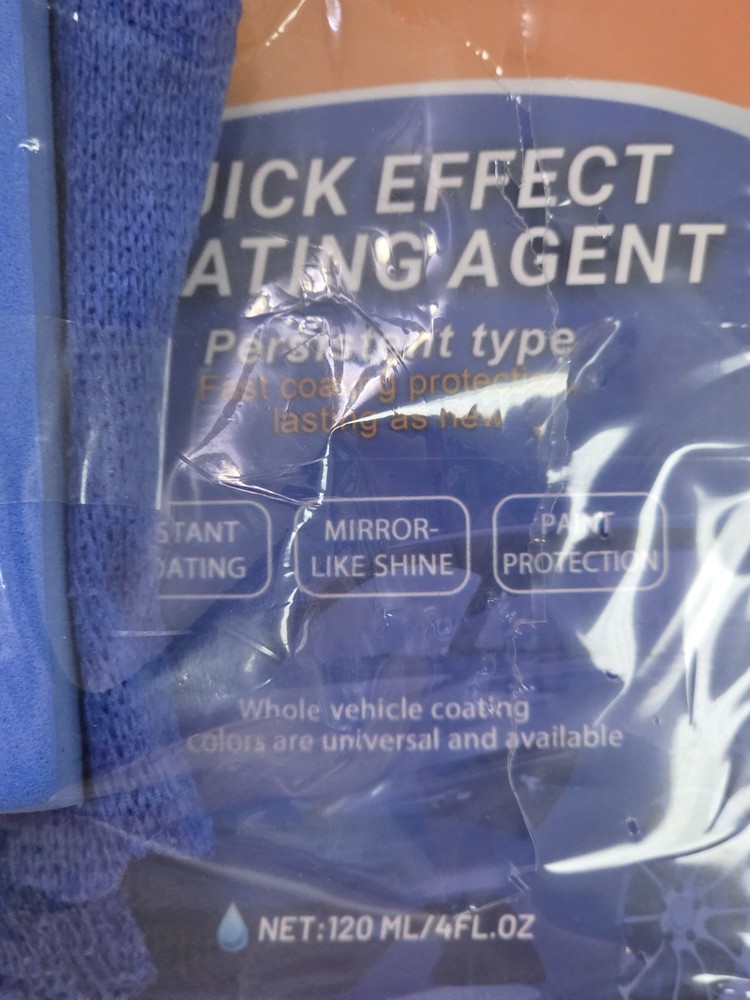 2 Quick Effect Coating Agents 4 Fl. Oz Each with applicator New/Sealed