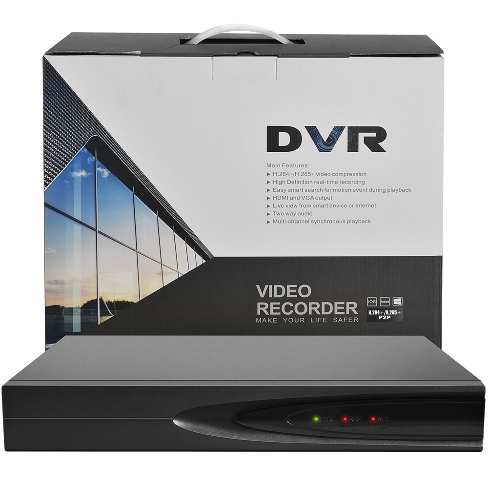 Vikylin 4K 12MP 8CH 8POE NVR Security CCTV 8Channel Network Video Recorder H.265