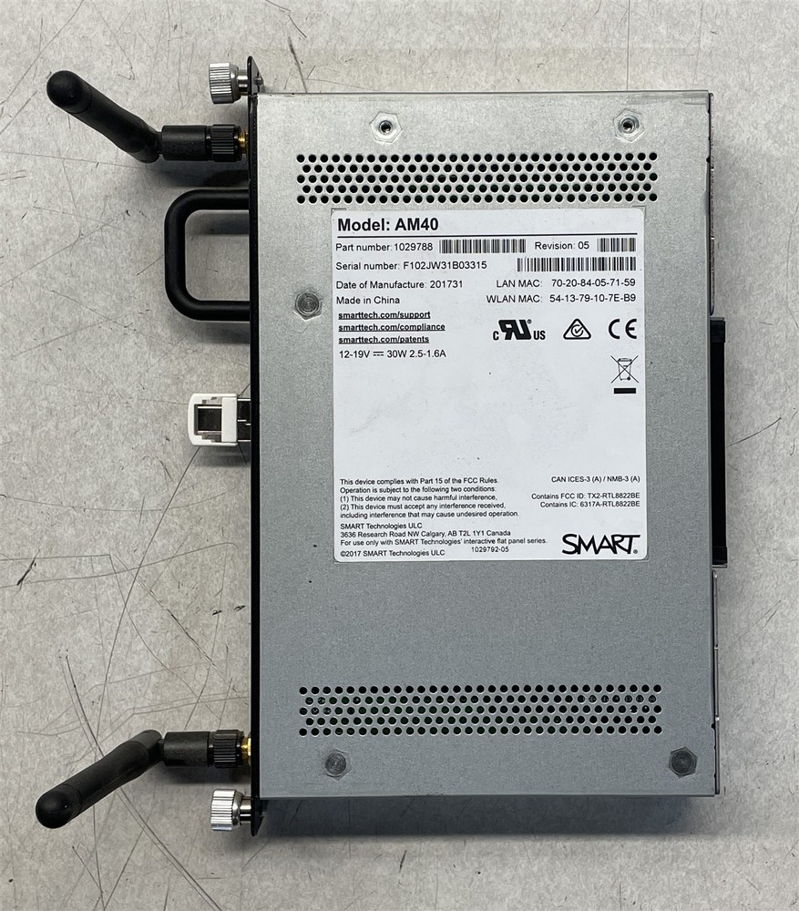 SMART TECHNOLOGIES AM40 iQ APPLIANCE FOR SMART BOARD INTERACTIVE DISPLAY