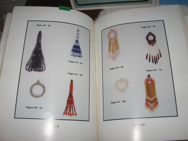 4 Beading Booklets: Step-By-Step Stringing, Glamour, Earrings, Mounts VGUC
