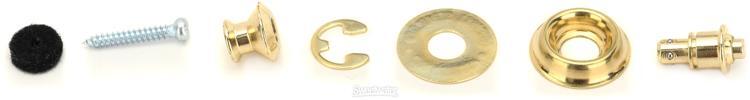 Dunlop Straplok Dual Design Strap Retainer System - Brass