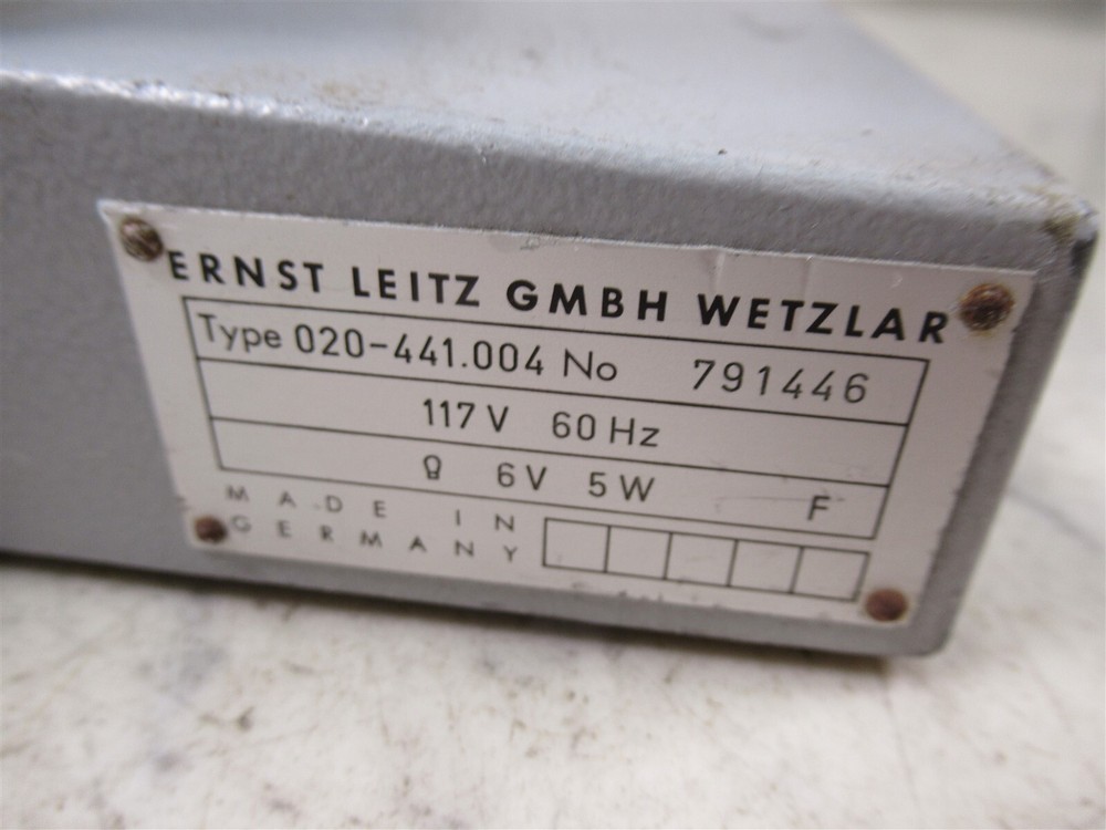 Leitz Wetzlar SM-LUX Monocular Microscope with 3 Objectives 40x 10x 4x