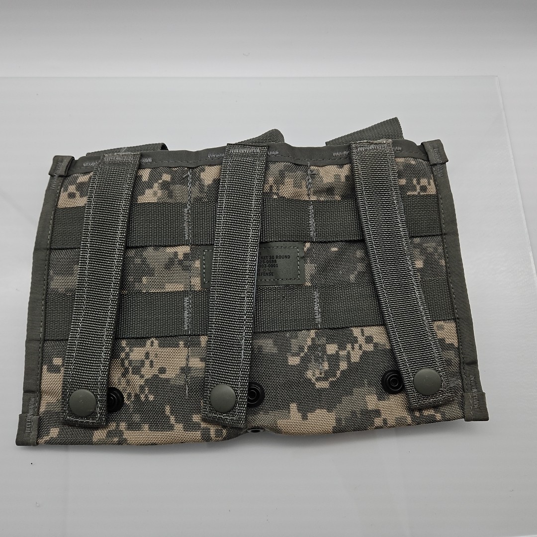 US Military Molle Triple Mag Pouch, ACU Digital, 8465-01-525-0598 New