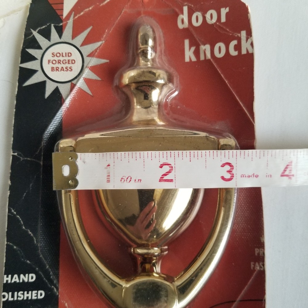 Baldwin Solid Forged Brass Door Knocker