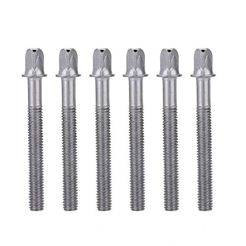 6 PCS 60mm Drum Tight Screw Tension Rods Percussion Replacement Accessory