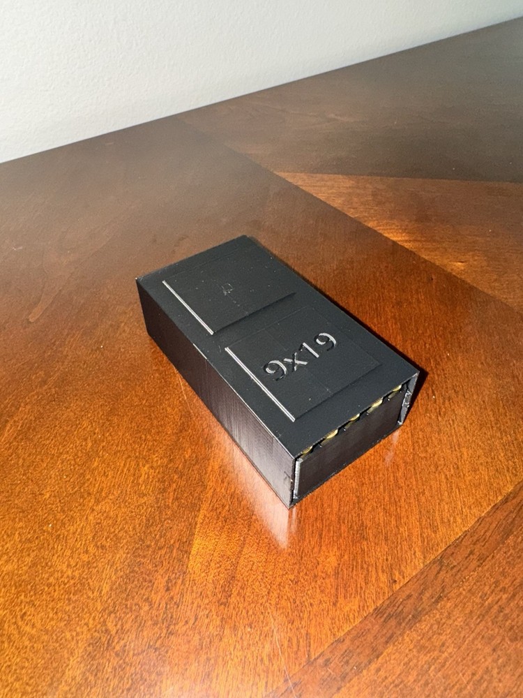 9mm Ammo Box 50rd Capacity 3 Pack