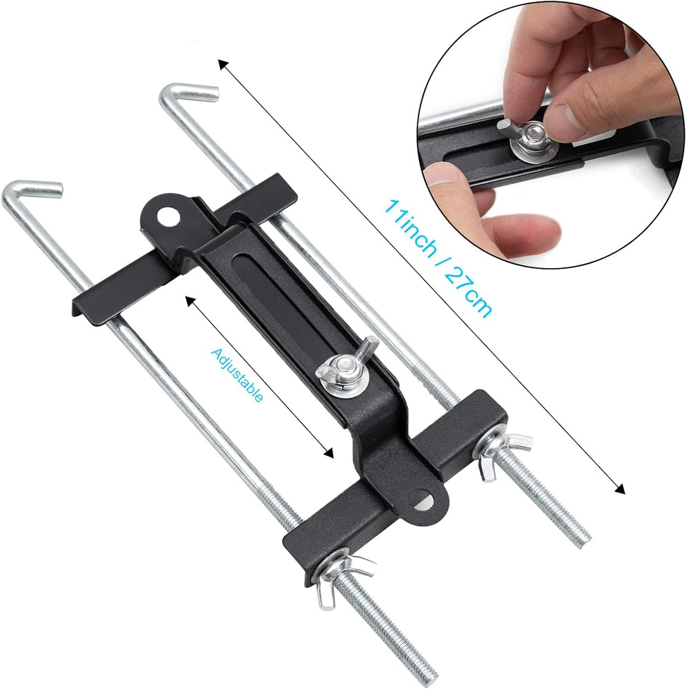 Premium Adjustable Battery Hold down for Tray, Universal Adjustable Battery Cros