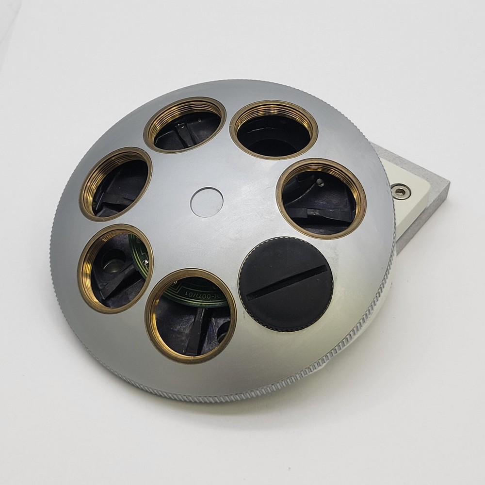 Leitz Leica Microscope DMRBE Coded Nosepiece 7 Position Turret