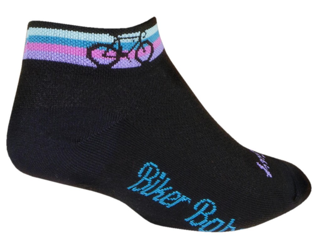 Sockguy 1" Socks (Biker Babe)