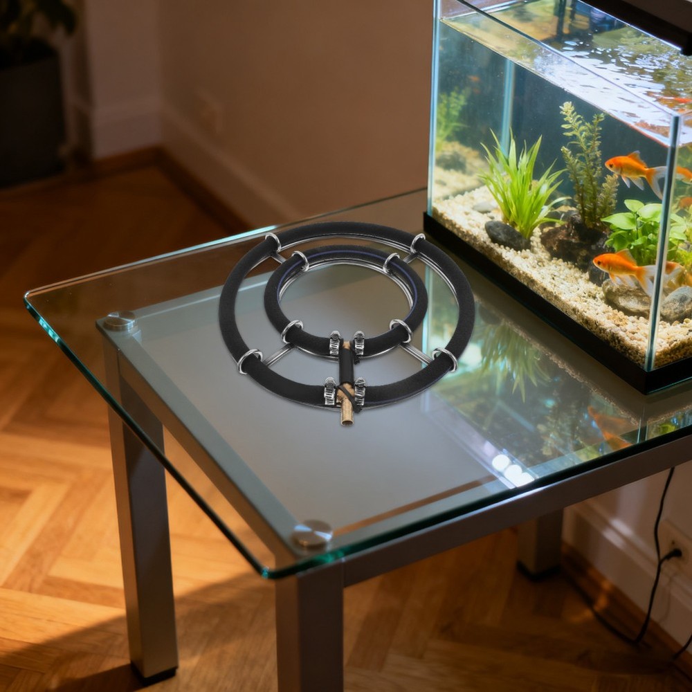 Fish Tank Bubbler Accessories Air Stone Pump Aquarium Round Diffuser