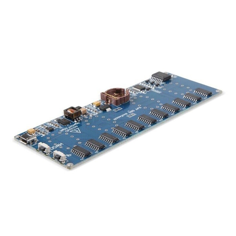 Compact In12 Digital Tube Clock Kit with User Friendly Setup Instructions