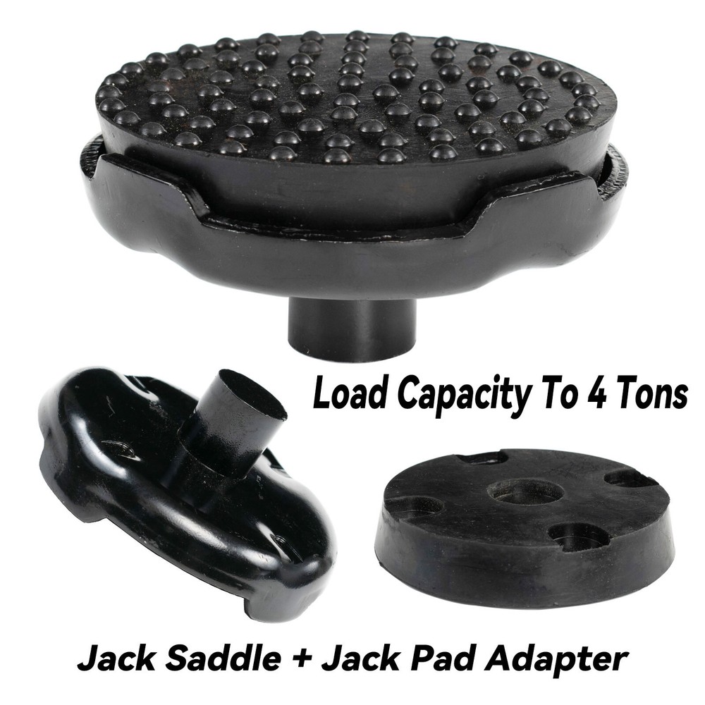 US Floor Jack Saddle Rubber Pad Point Fit 4Tons Jacks Adapter Lifting Protector