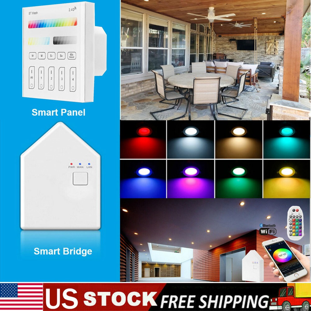 Bluetooth Mesh Touch Panel / Smart Bridge / Remote Controller for FVTLED Lights