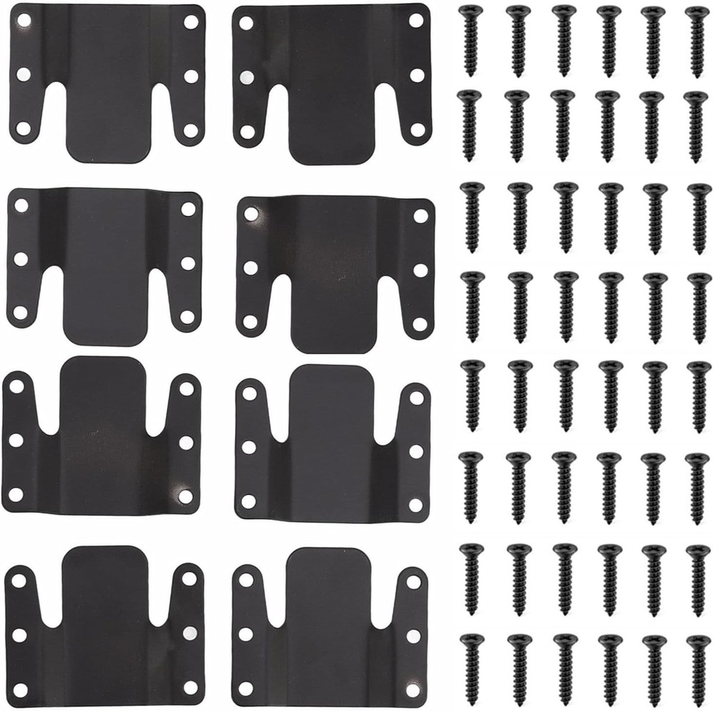 8 Pcs Universal Sectional Sofa Interlocking Couch Clips Sofa Connectors Bracket