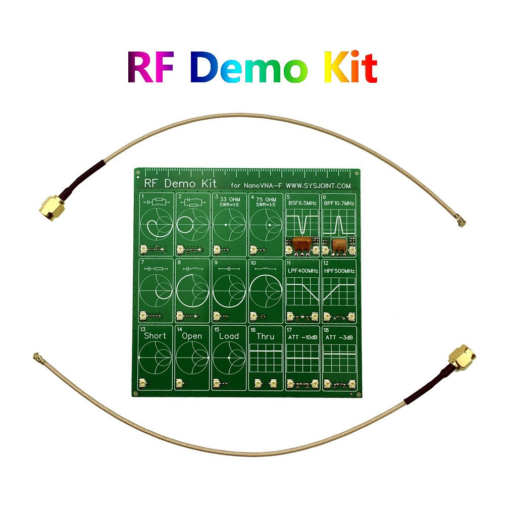 Radio Frequency RF Tester PCB Board Vector Network Analyzer Kit For Nano VNA-F
