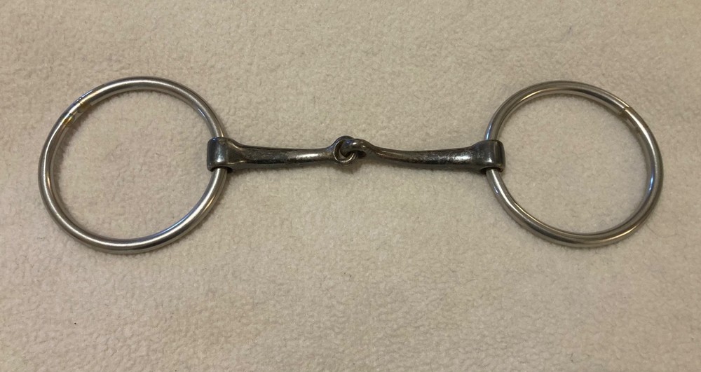 Large Loose O-Ring Sweet Iron Horse Training Snaffle Bit