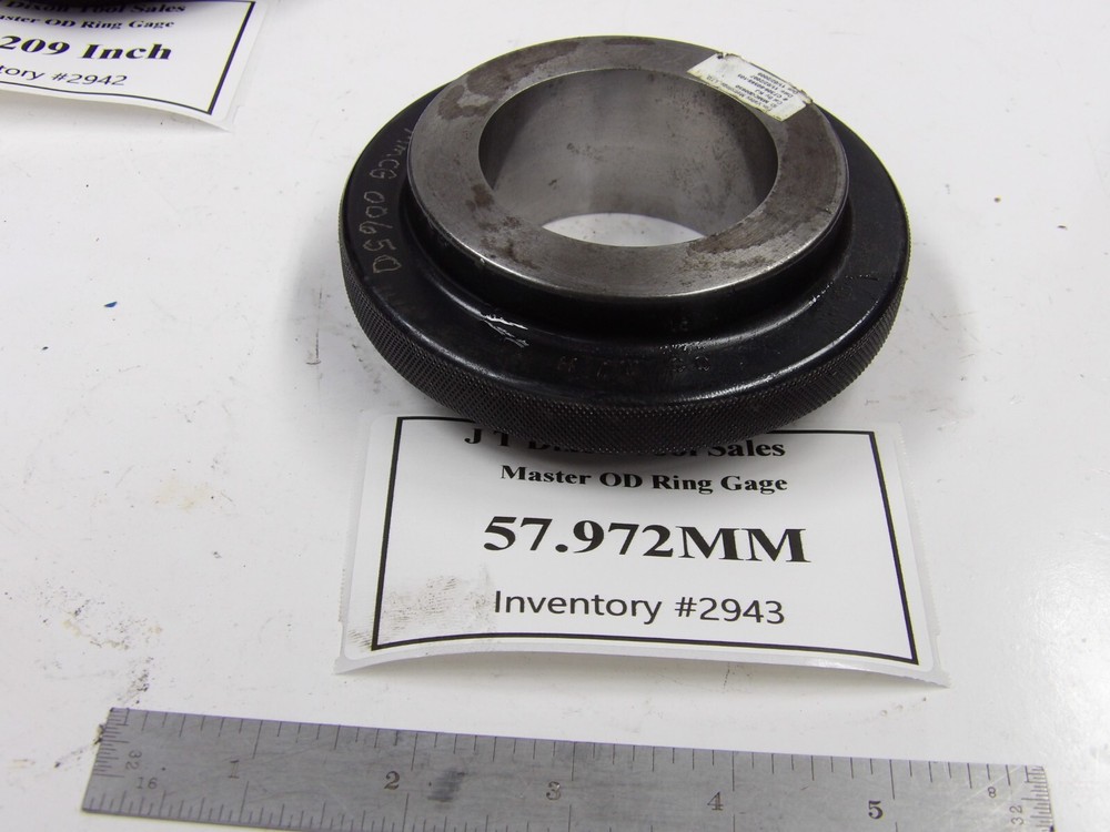 Master Bore Gage Setting Ring  57.972 MM Inv#2943