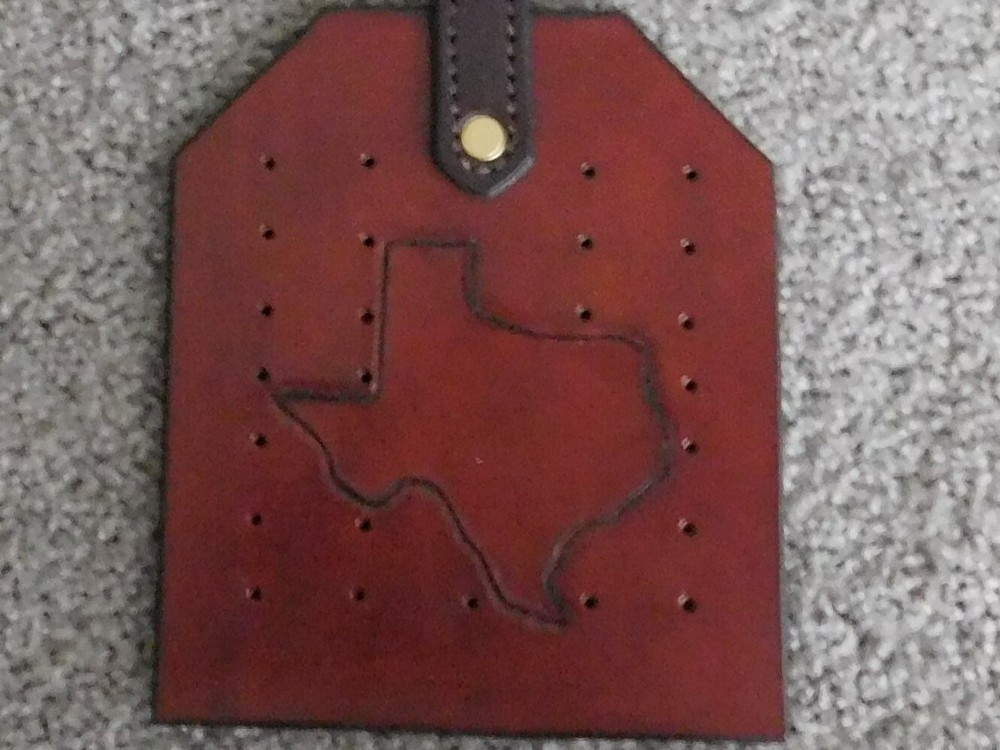 Leather Fly Swatter - Large Texas