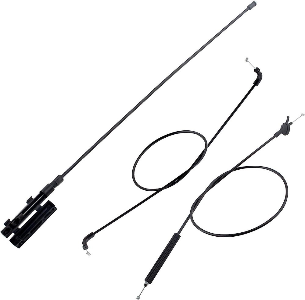 3PCS Engine Hood Release Cable Bowden Cable Kit For BMW E65 E66 7er 51237197474