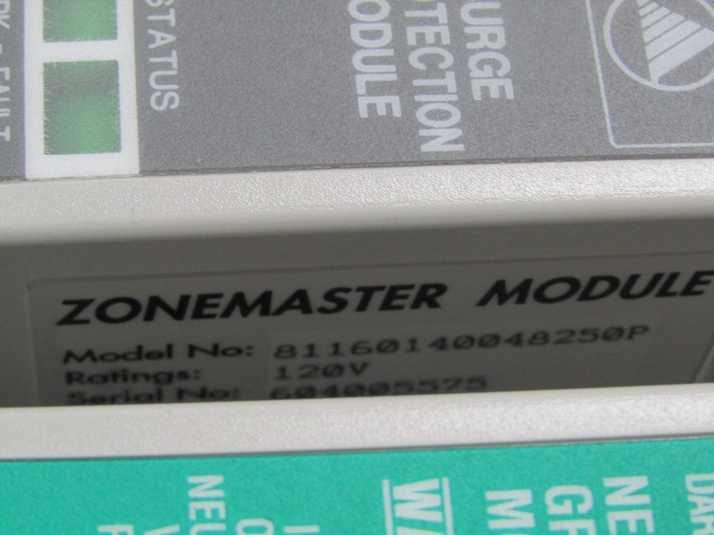 💥ATLANTIC SCIENTIFIC ZONEMASTER AC PANEL TRANSIENT SURGE SUPPRESSOR 17201