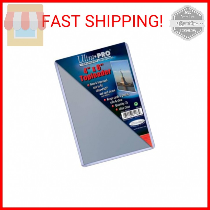 Ultra Pro 4" X 6" Toploader 25ct