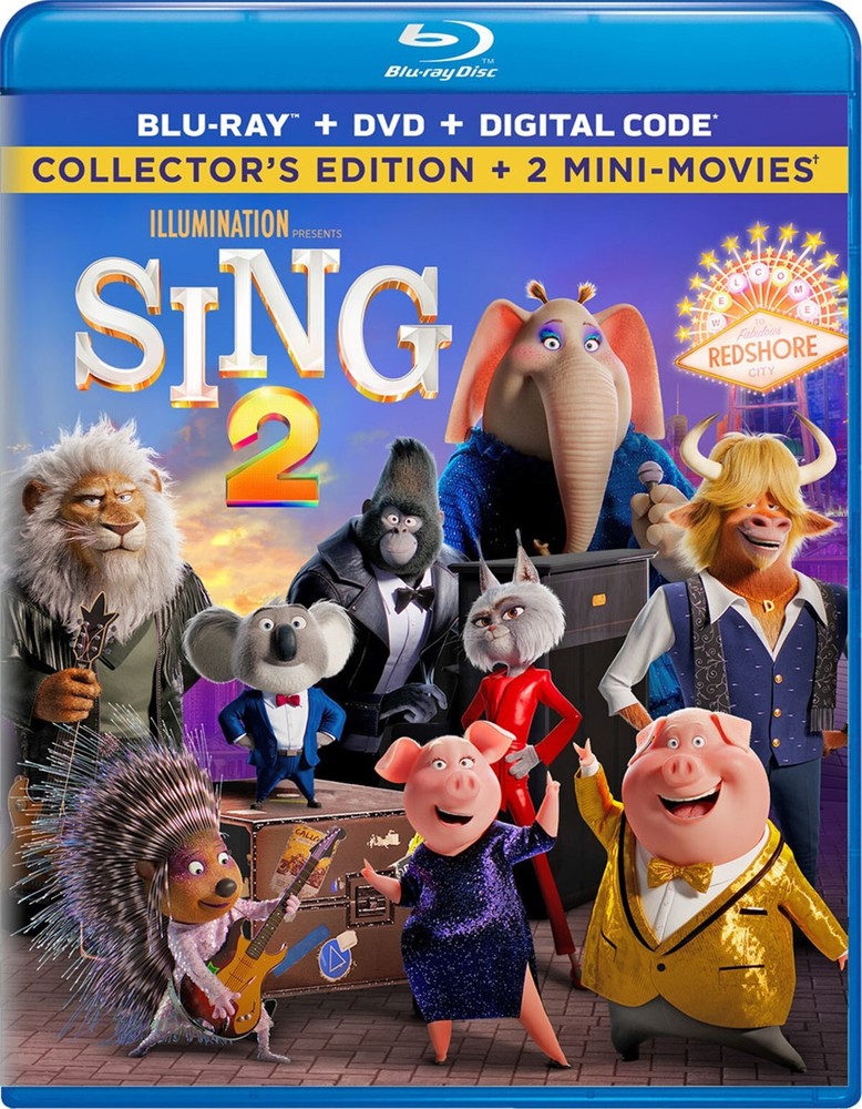 Sing 2 Blu-ray Matthew McConaughey NEW