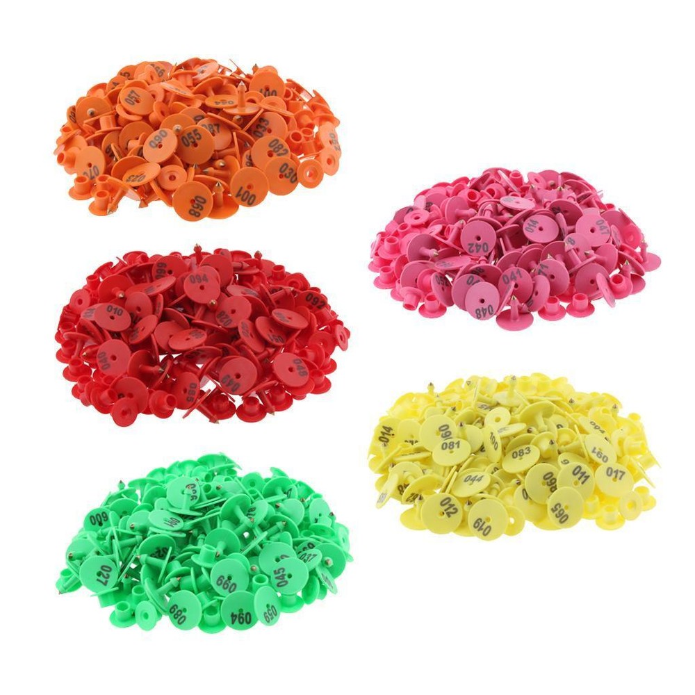 100PCS Small Numbered Livestock for Cow