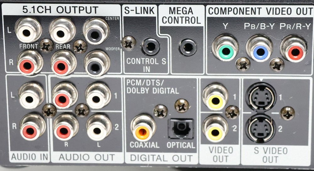 Sony DVP-C670D 5-Disc Changer - CD/DVD Player With RCA Cables Bundle