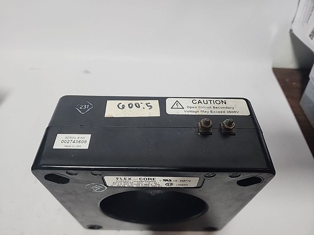 INSTRUMENT TRANSFORMERS INC. Flex-Core 110-601 600:5