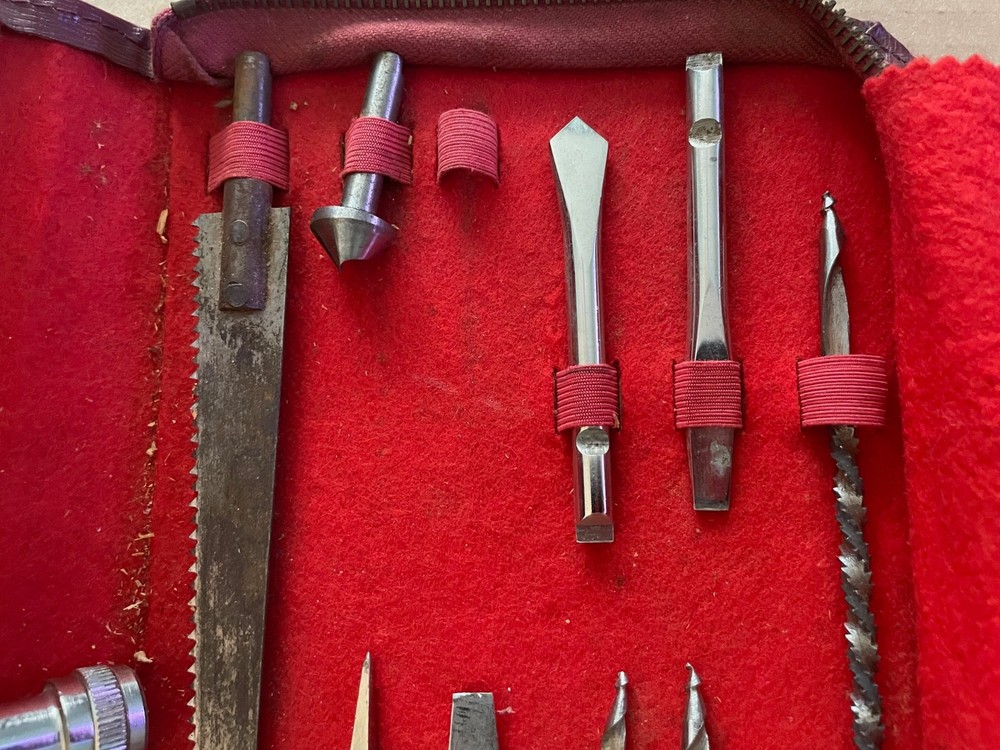 Vintage HERMES GERMANY Tool Set w/ Case