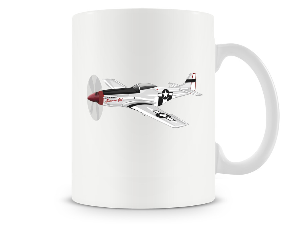 P-51 Mustang Ceramic Coffee Mug - 15oz.