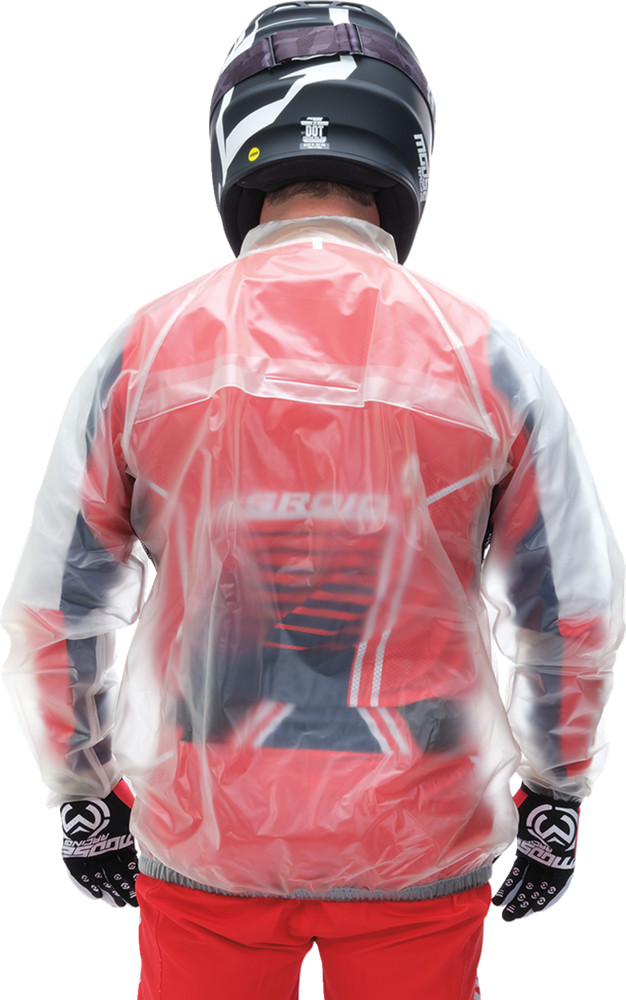 MOOSE OFFROAD Rain Jacket Clear Small 28540371
