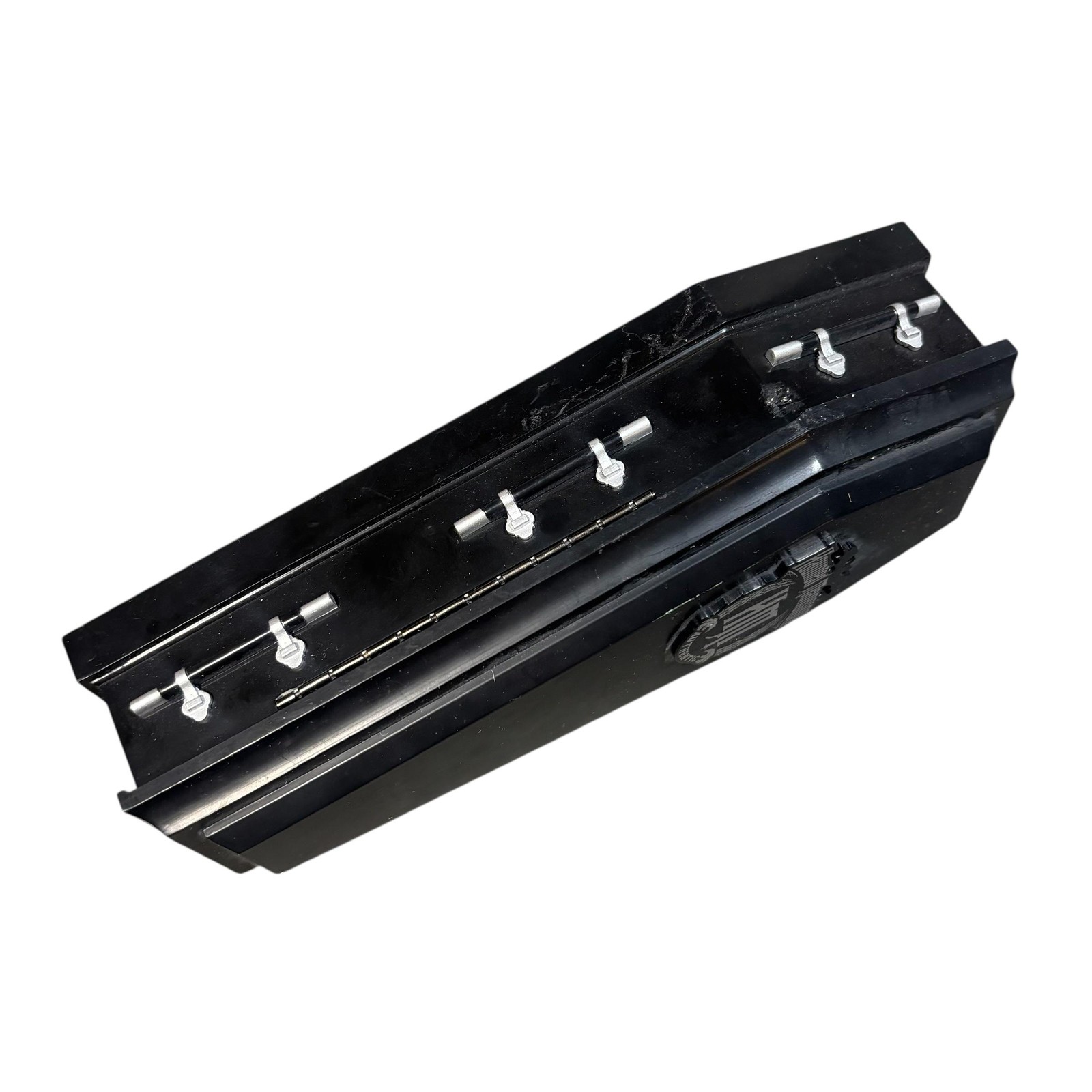 Disney Parks Haunted Mansion HM Authentic Coffin Pen Case Box Purple Velvet