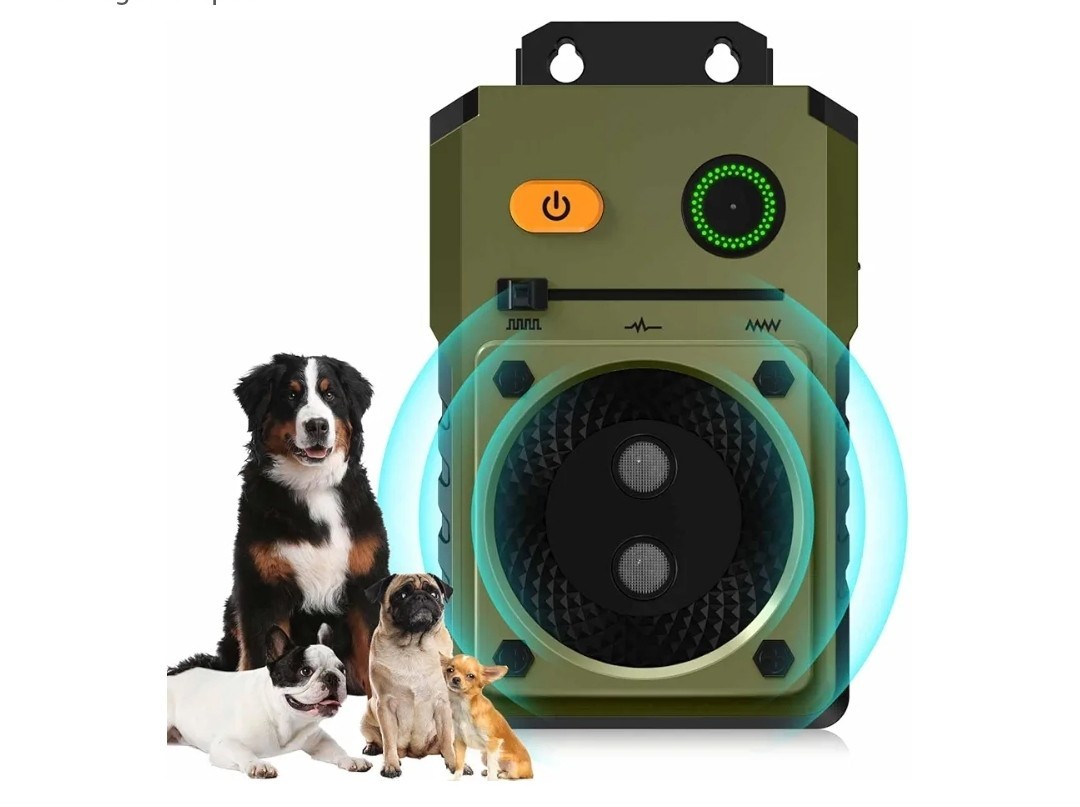 Anti Barking Device, 50FT Sonic Dog Bark Deterrent Devices 3 Modes