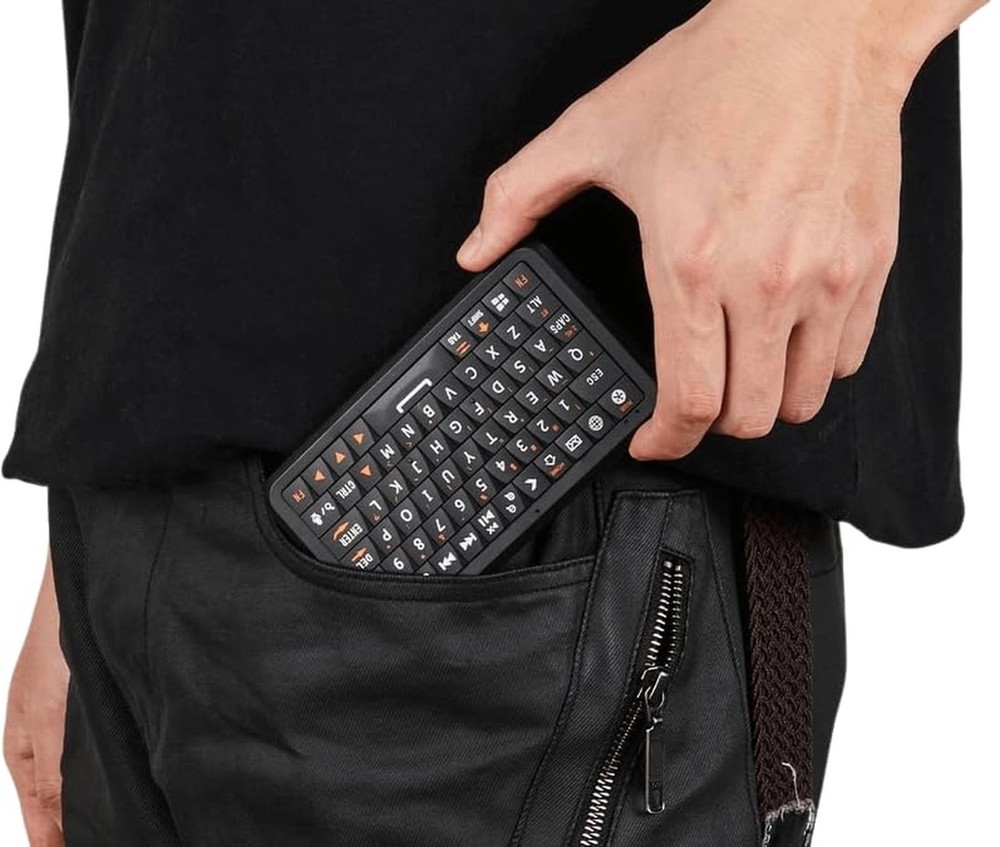 Winmax B1 Pro Mini Wireless Keyboard with Solid-State Retro Clicky Keycaps,84...