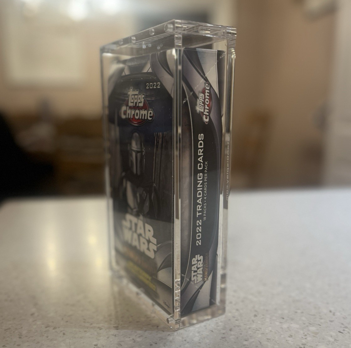 Acrylic Display Case Magnetic FITS 2021 Topps Chrome Star Wars GALAXY Hobby Box