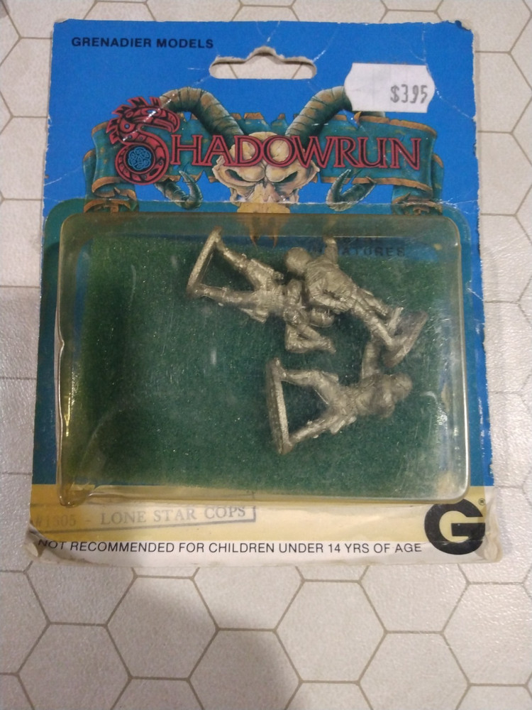 Grenadier Miniatures Shadowrun Lone Star Cops #1305