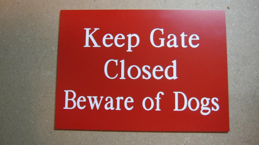 Custom Engraved Personalized Plastic Sign - new - 6"x8"