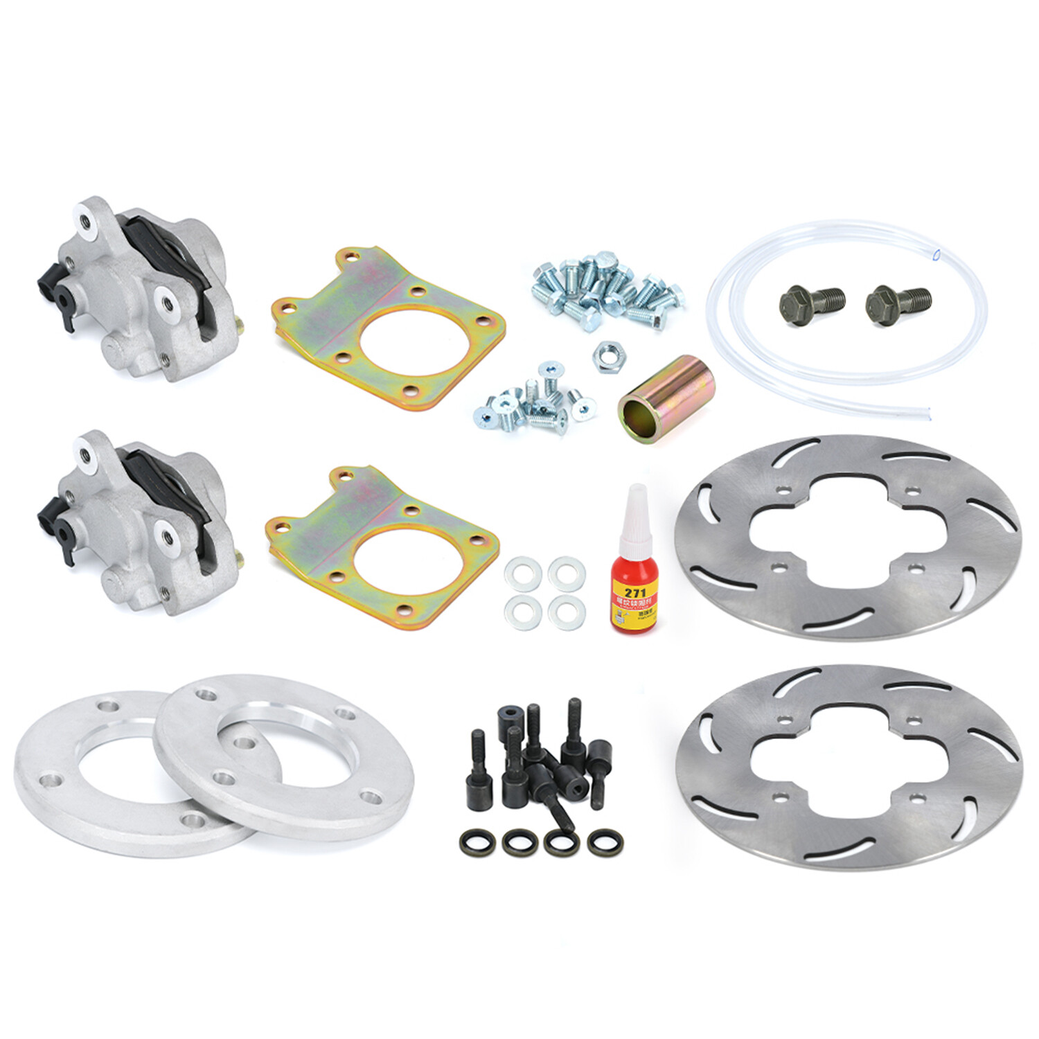 ATV Front Disc Brake Conversion Kit For Honda Foreman 400 450 4x4 (All Models)