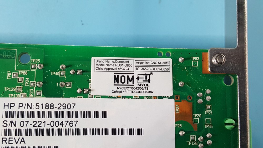 Conexant RD01-D850 Data/Fax Modem