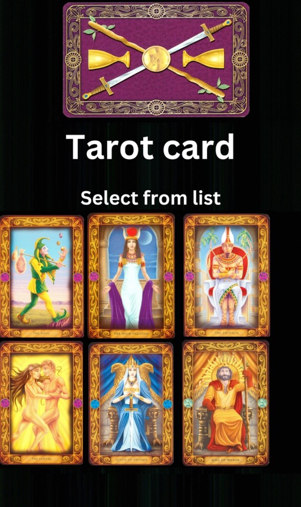 Tarot card – Select from list – AA35