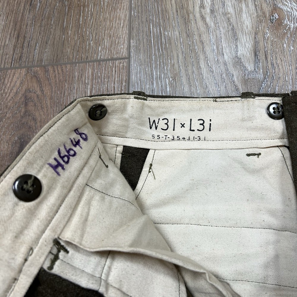 WWII - Korean War Era U.S. Army Personal Effects Duffle Bag Uniform Ike Jacket