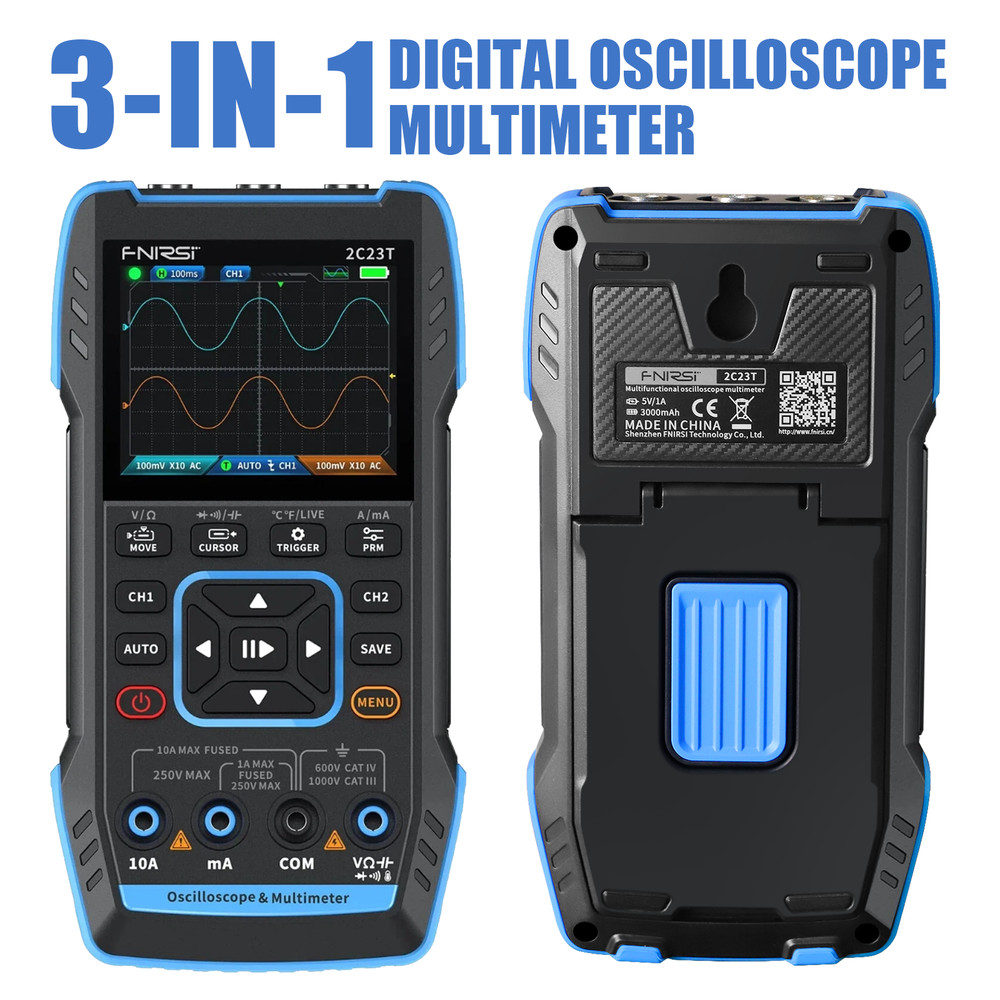 3IN1 Handheld Oscilloscope Digital Display Multimeter Function Signal Generator
