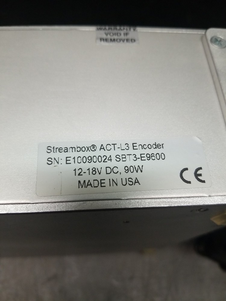 Streambox Avenir ACT-L3 Mobile Encoder - PARTS ONLY