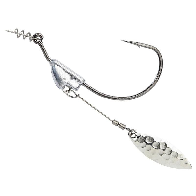 Owner Flashy Swimmer Hooks Silver Willow Blade
