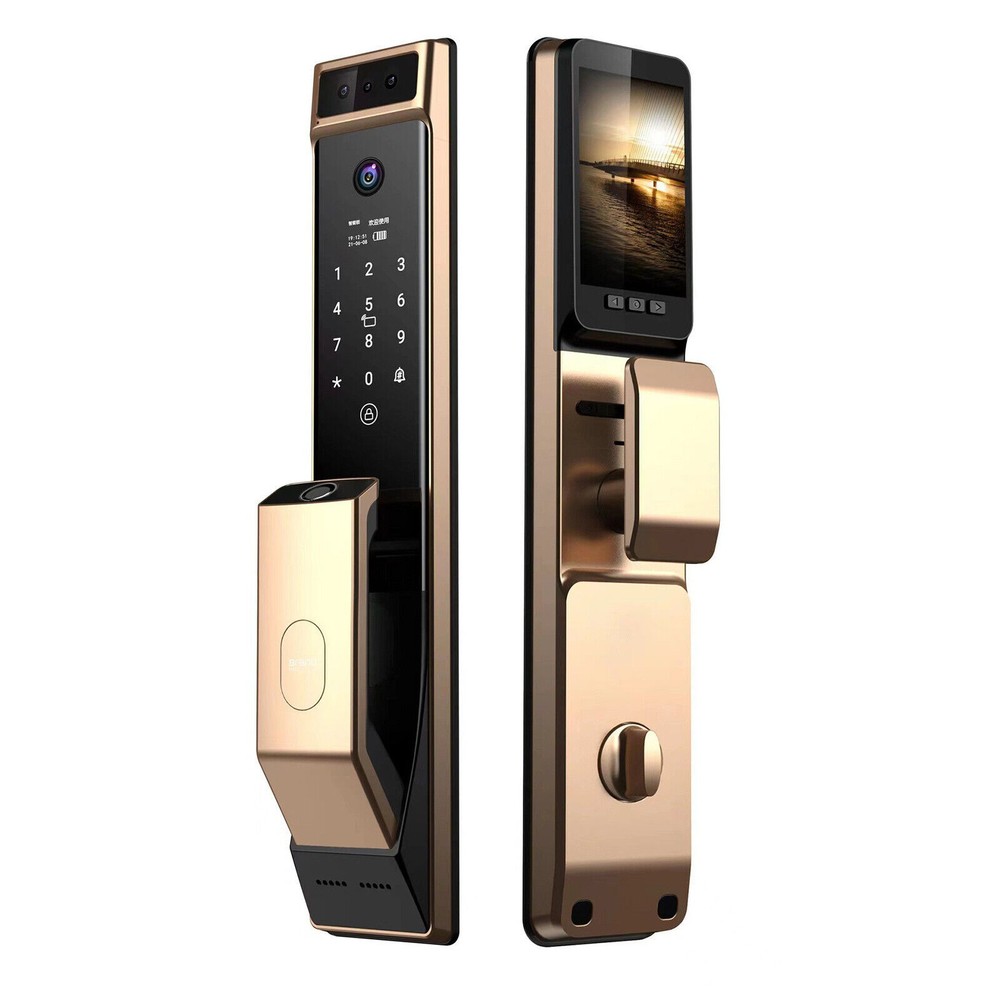 3D Face Recognition Door Lock Keyless Smart Mortise Lock Security Intelligent