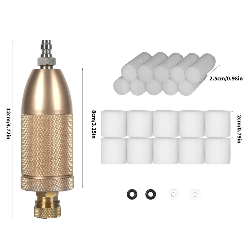 Aluminum Pneumatic Splitters double Separation Technology Round Head for Diving